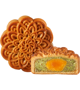 Bánh Trung Thu Đậu Xanh Hạt Chia Trứng Muối 