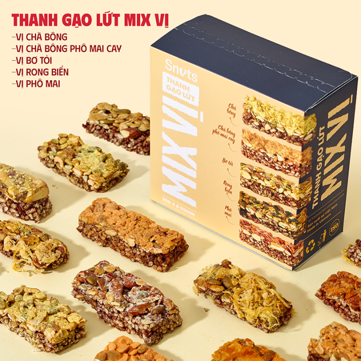 Thanh Gạo Lứt Snuts