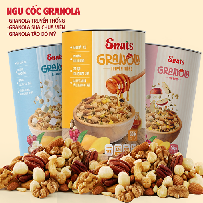Granola Siêu Hạt Snuts